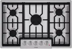 New Bosch 30” SS 5 Burner Cooktop -Natural Gas