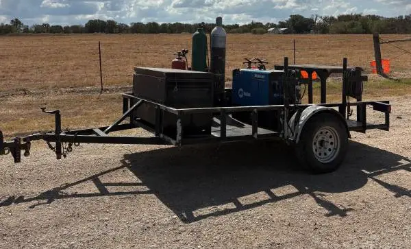 2014 miller 250 efi welder with trailer