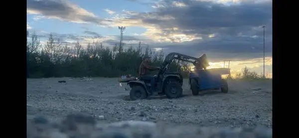 Honda Rancher Loader Tractor