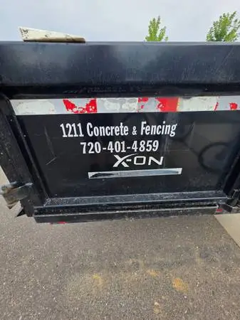 Concrete and fencing