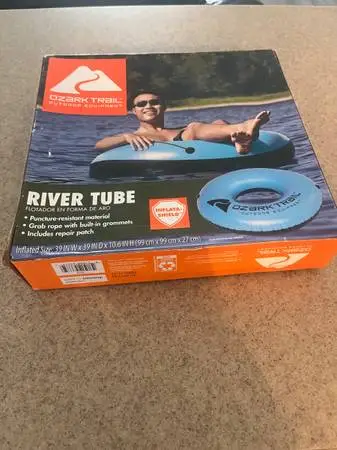 River tube and two rafts