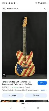 Fender Limited Edition American Acoustasonic Telecaster SHIPS IN US $