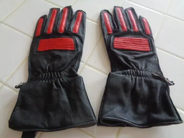 Leather Motorcycle Gloves sz. S/M