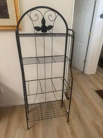 Wrought Iron Baker’s Rack or Plant Stand