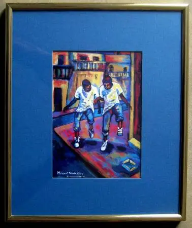 Margaret Slade Kelley Tap New Orleans Print Framed