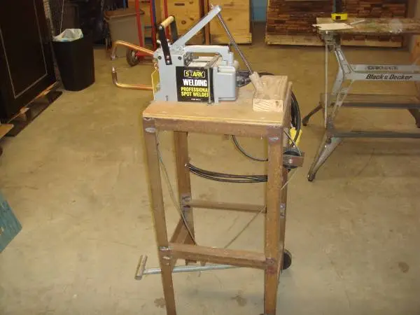 Dougstuff Stark Welding 220 Volt Spot Welder-# 55010+stand+new tips