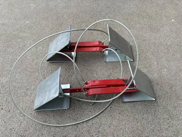 Fastway ONESTEP Wheel Chock Double Pack for Tandem Axle Trailers RV