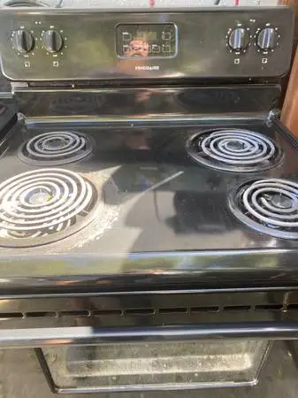 Frigidaire electric stove delivered