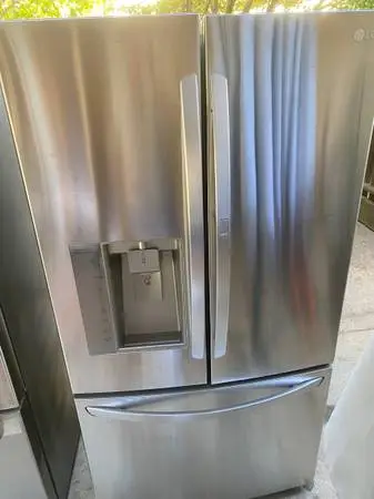 LG refrigerator delivered and installed