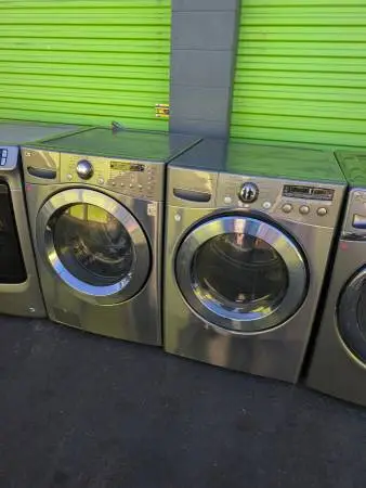 Washer and dryer lg stainless steel set