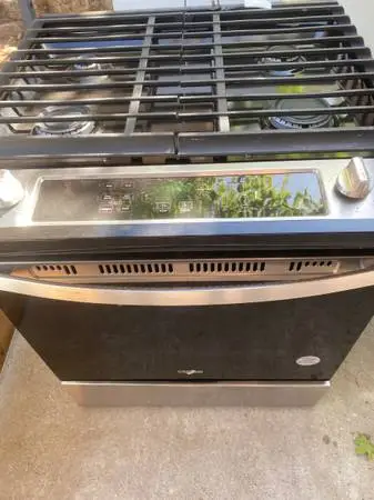 Gas stove delivered and installed