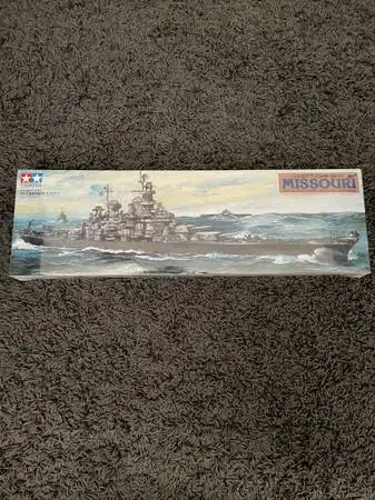 Tamiya 1/350 Model U.S. Battleship BB-63!! Brand New!!