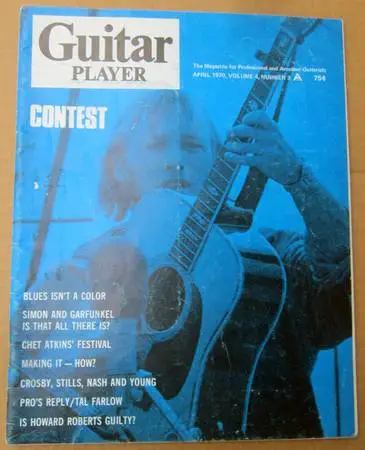 GUITAR PLAYER Magazine..Apr 1970 - CSNY, Chet Atkins, Simon Garfunkel