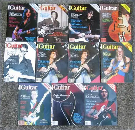 Guitar Player Magazine 11 backissues 1982 - LINDLEY, MORSE, SCHON