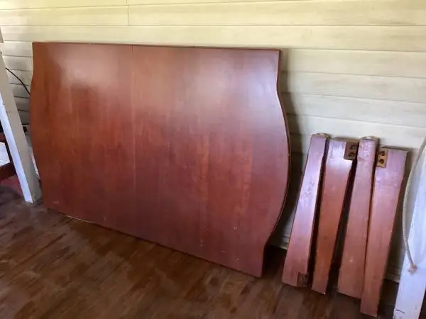 Solid wood dining table