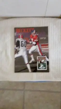 Vintage Beckett Football Card Mag John Elway Cunningham March/April 90