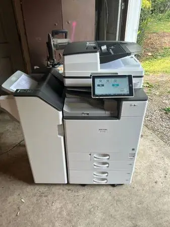 RICOH MPC 4504 COPIER WITH FINISHER AND WARRANTY