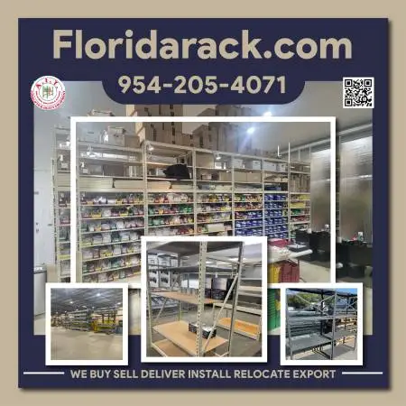 Warehouse Shelving for Storage Supplies, Furniture, Production Supply