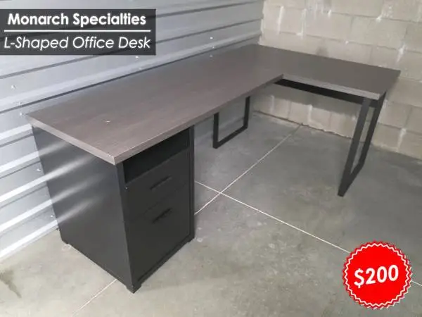 Monarch Specialties - L-Shaped Home & Office Corner Desk