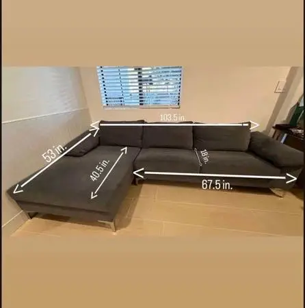 Sectional L-shaped Couch / Sofa / Lounge
