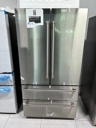 36 Inch Professional French Door Refrigerator with Freezer Drawers - T