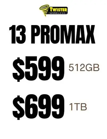 13 PROMAX 128GB