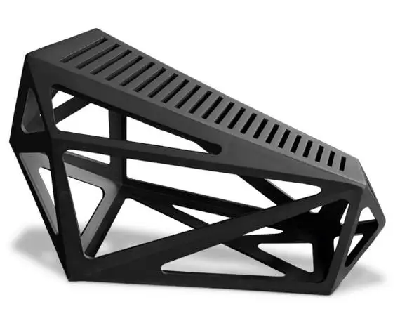 Edge of Belgravia Black Diamond Knife Block, Magnum Edition, NIOB