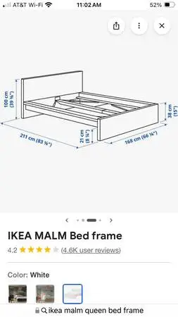 IKEA Quinn bed frame