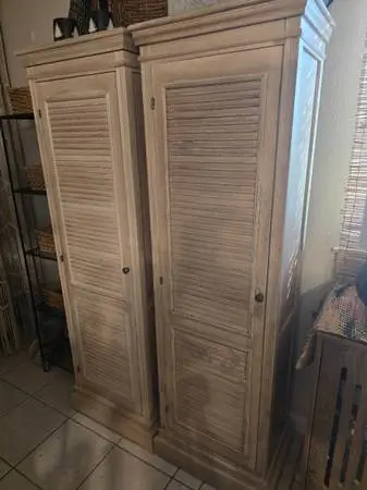 Tall narrow storage cabinets