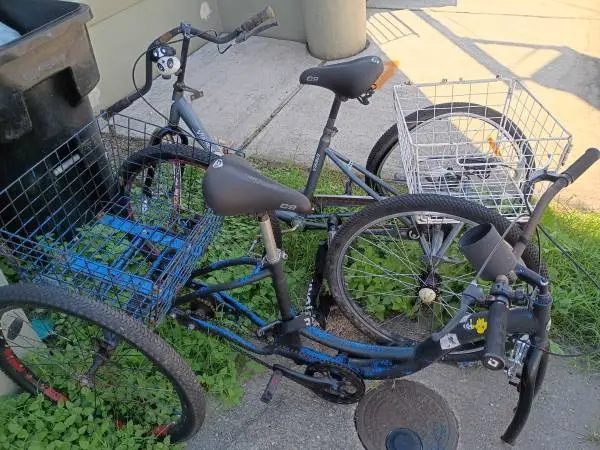 Trikes, dishwasher, desk, furniture for sale - MOVING SALE
