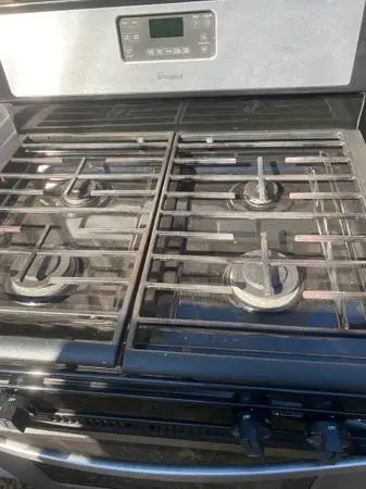 Whirlpool gas stove oven delivered