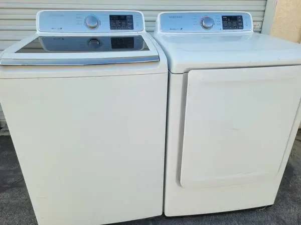 Samsung washer and gas dryer set extra large capacity