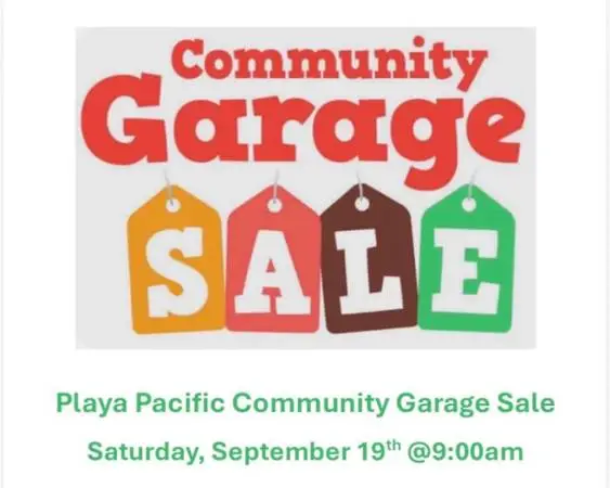 GATED COMMUNITY GARAGE SALE - culver city 9/19