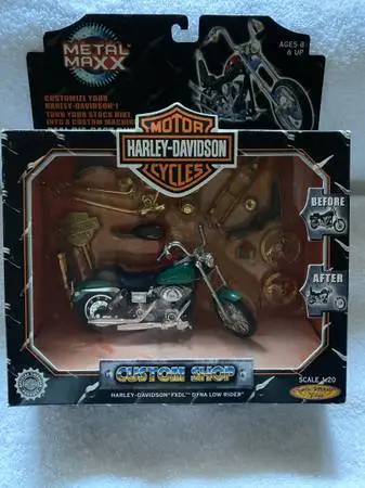 HARLEY DAVIDSON MOTORCYCLE METAL MAXX CUSTOM SHOP NEW