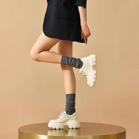 Brand New Leather Womens Chunky Platform Shoes | PRICED REDUCED!