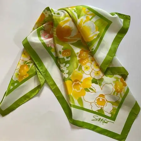 Avon 1978 Burst of Spring Scarf S. W. Kent.