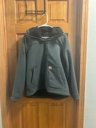 Womens Carhart Jacket size 10-12 grayishblue