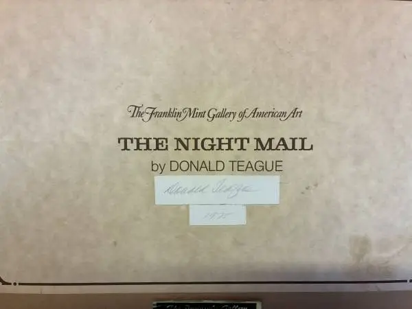 WESTERN *THE NIGHT MAIL DELIVERY*