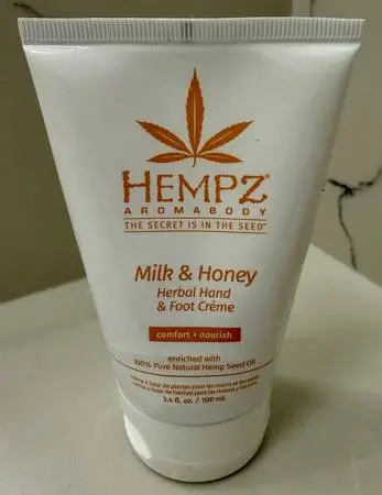 HEMPZ AROMABODY MILK & HONEY HERBAL HAND & FOOT CRÈME, 3.4 OZ. (3 AVAI
