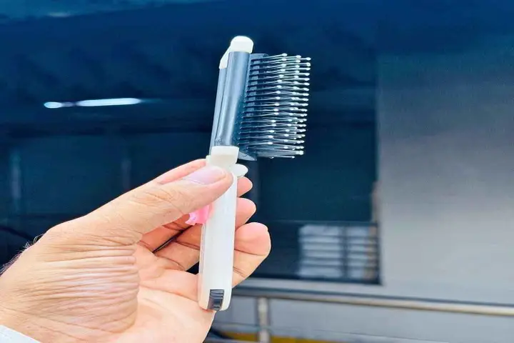 2xFolded Bow Mirror Small Hair Comb