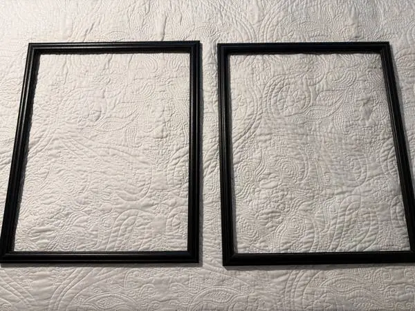 Pair of 16x20 Black Wood Picture Frames