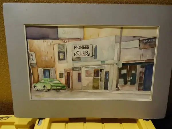Alaska artist Dot Tideman original watercolor painting