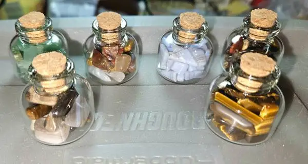 Handcrafted Polished Rocks in Jars 3/$10