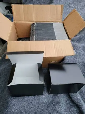 BRAND NEW 80-90 Small Black Foldable Gift Boxes All for Only $35