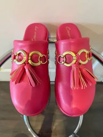 Circus NY by Sam Edelman “Jinger” Platform Mule Clog - Flamingo Pink - Size