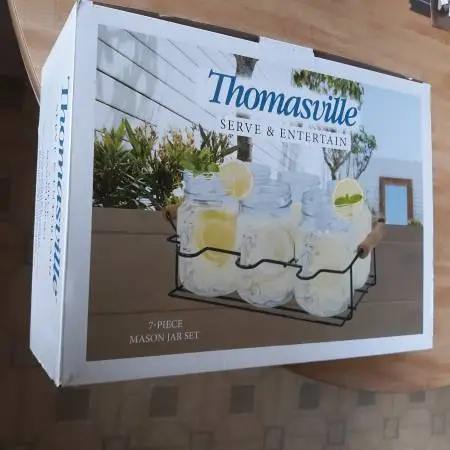 Thomasville 7-Piece Mason Jar BeverageSet