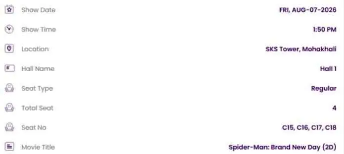 Spider man cineplex tickets