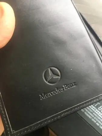 Mercedes Leather billfold for cash or cell phones