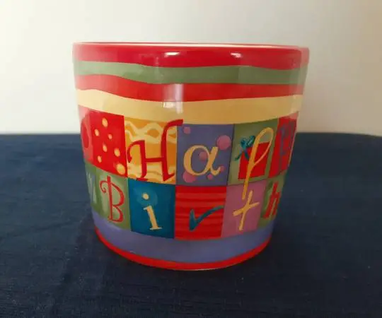 FTD Happy Birthday Ceramic Bowl