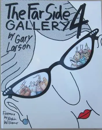 Vintage Far Side Gallery 4 Book Paperback Cartoon Comic Strip